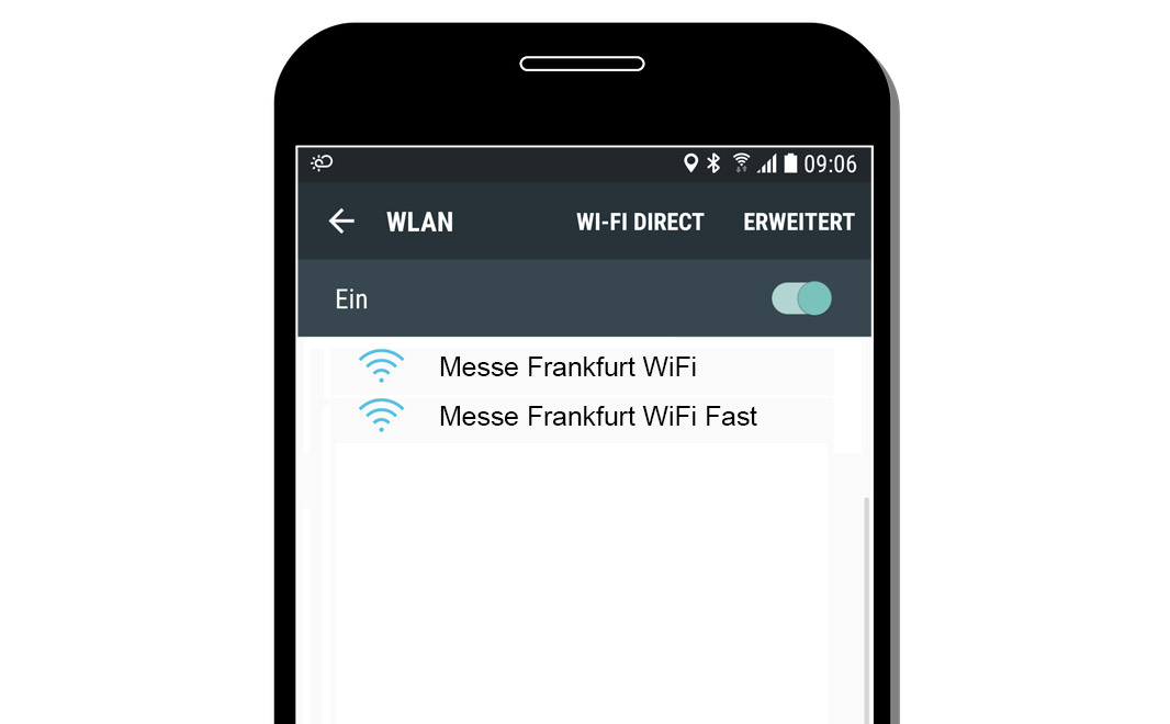 Select WiFi network