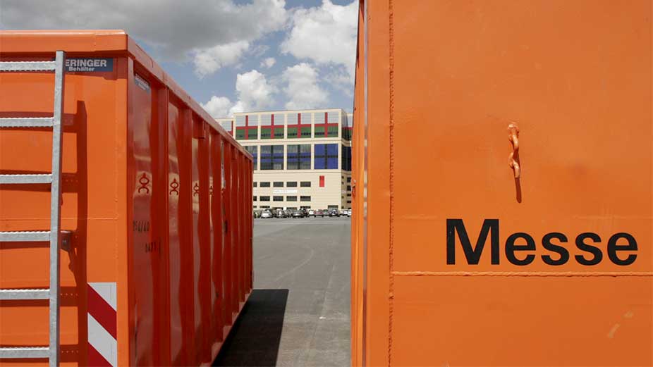 Container-  und Versorgungsstellplätze