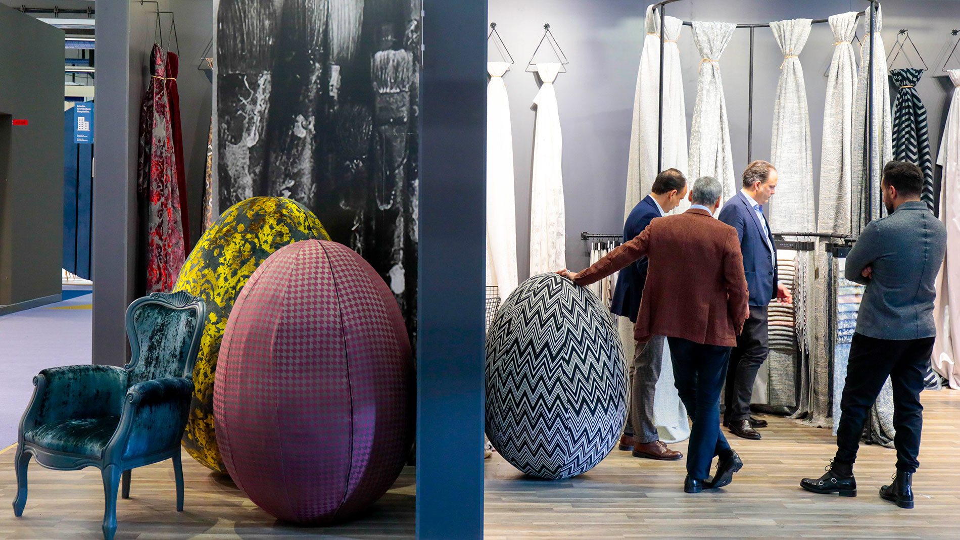 Visitors of Heimtextil