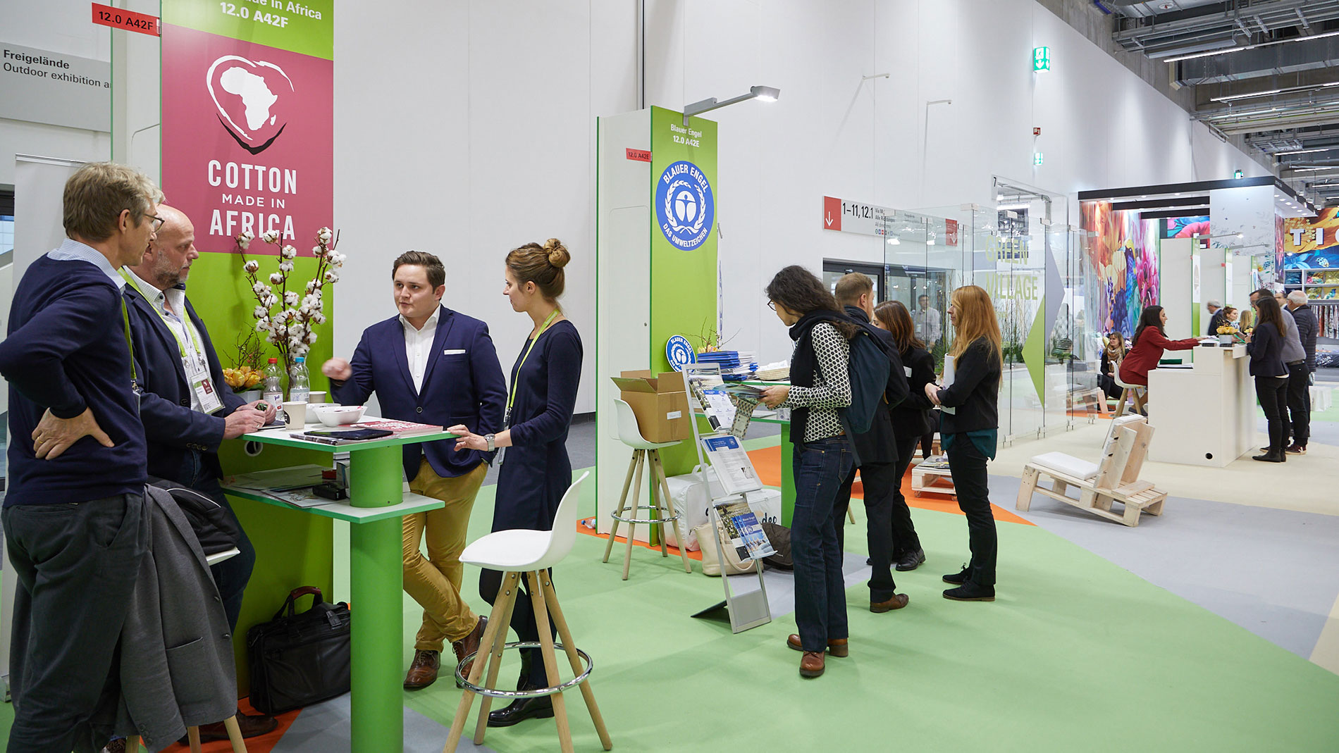Green Village area during the last Heimtextil