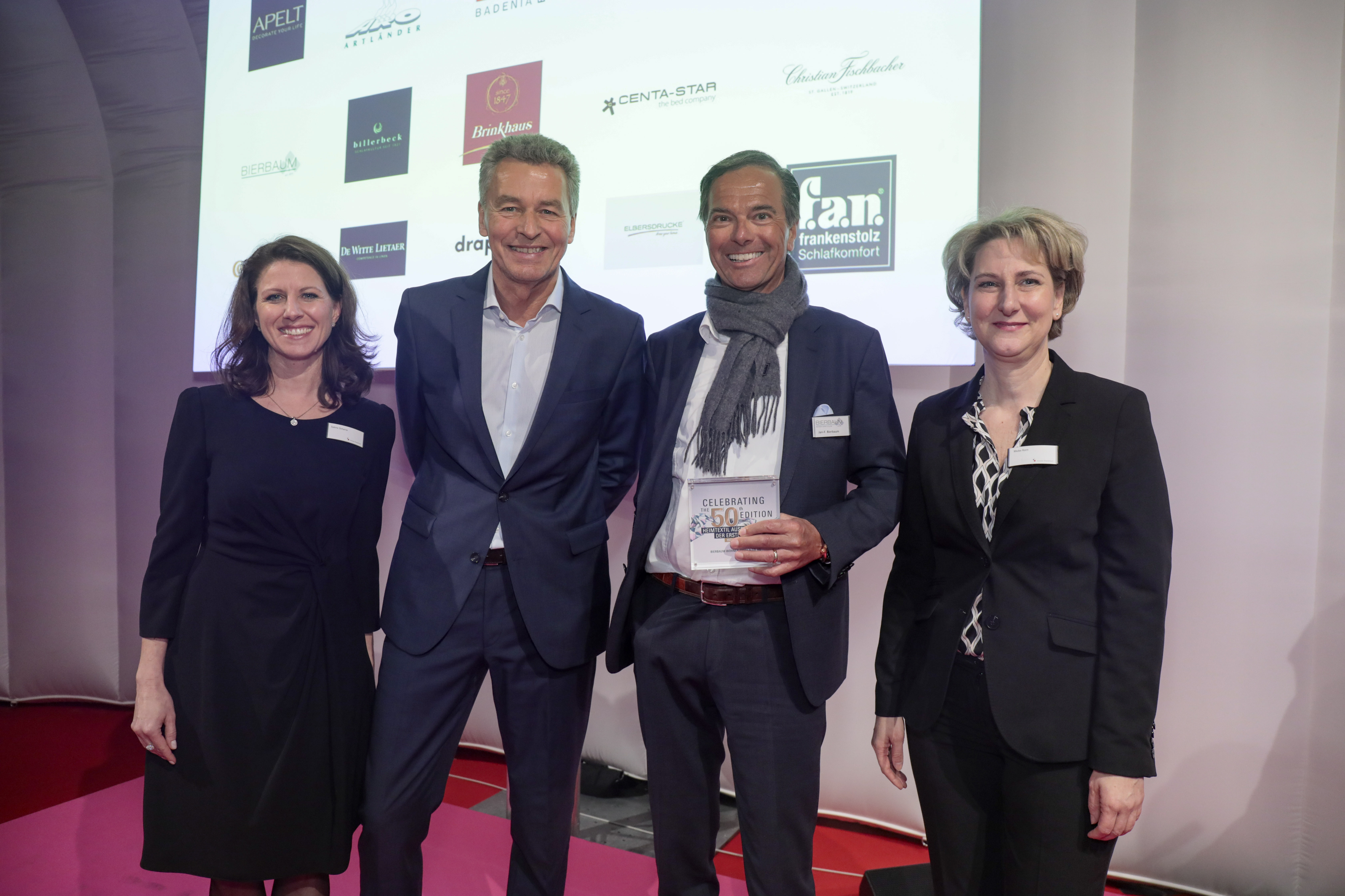 Awards ceremony for exhibitors from the very beginning / Bierbaum Wohnen GmbH & Co. KG