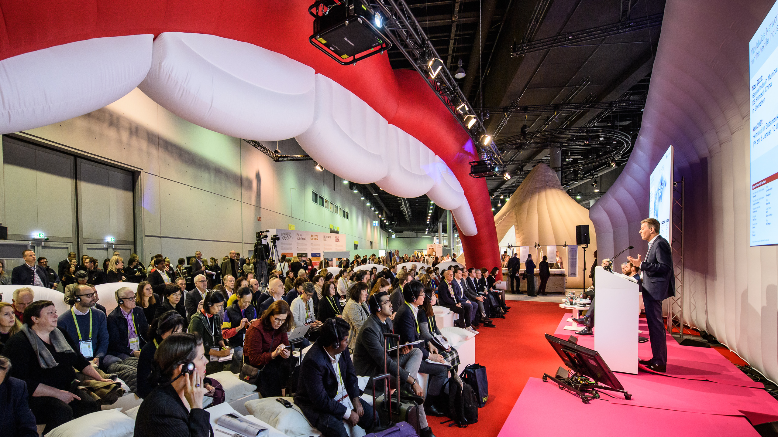 Heimtextil 2020, opening press conference, Detlef Braun, Member of the executive Board, Messe Frankfurt GmbH