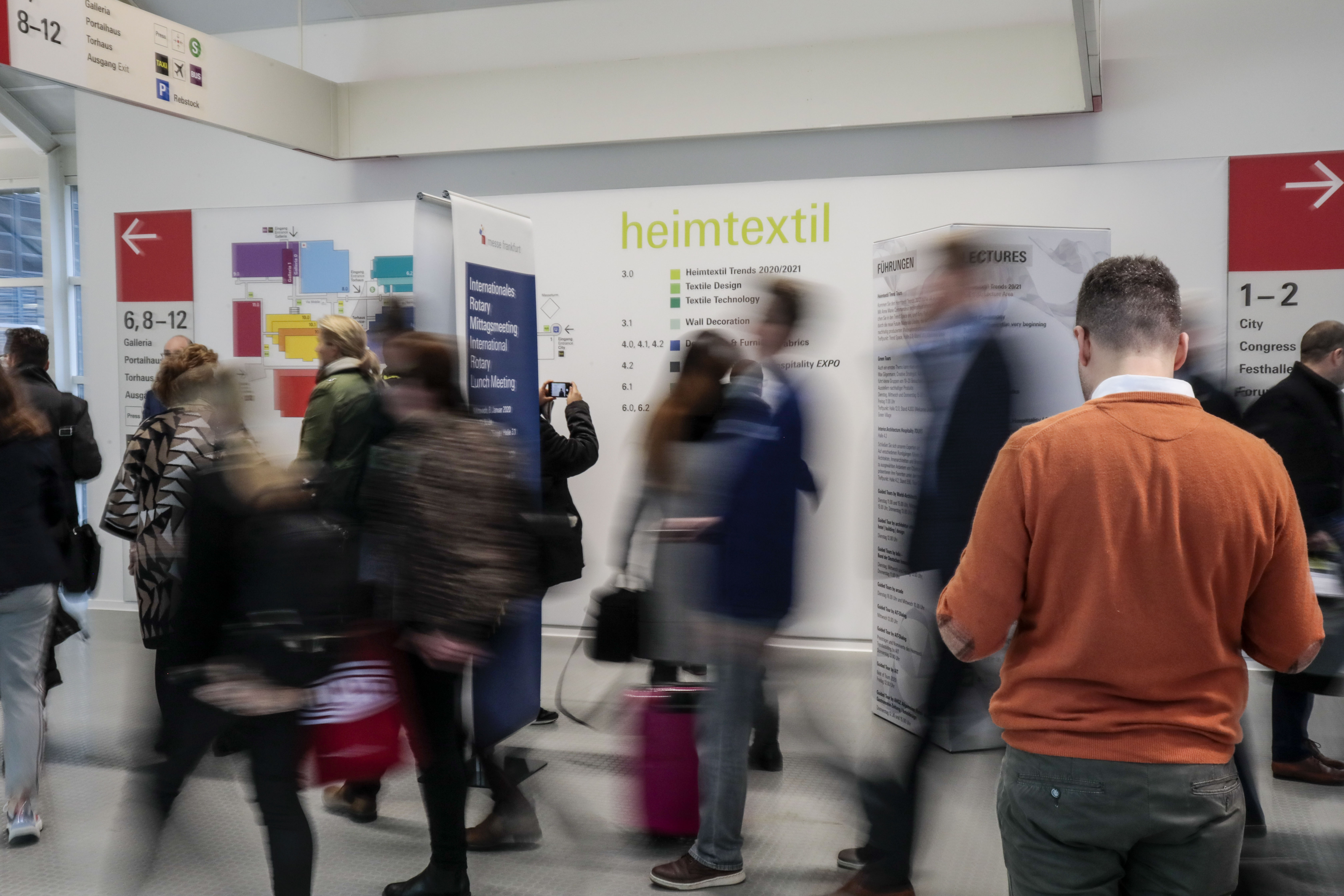Heimtextil 2020 / fair visitors