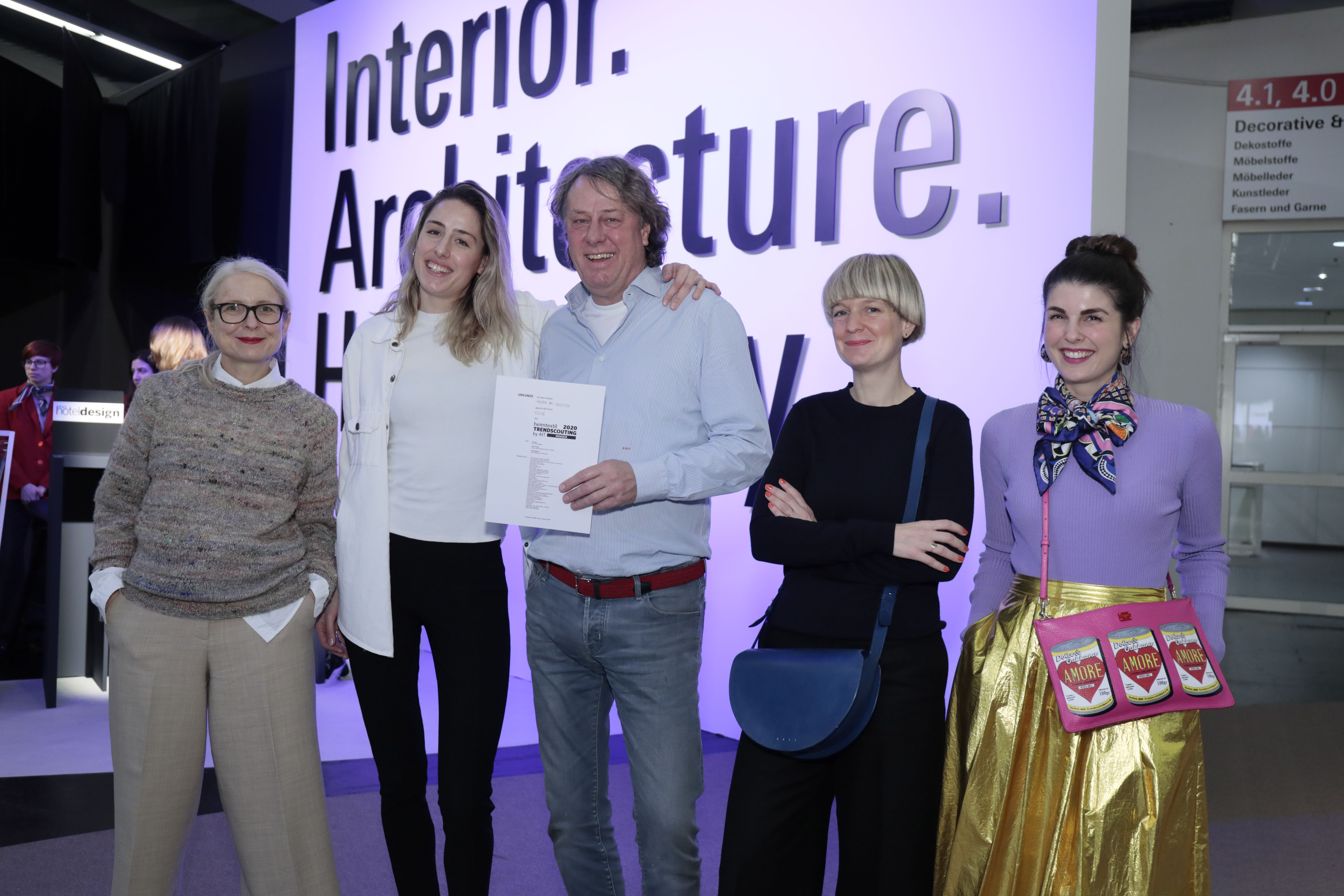AIT Trendscouting Winner & Jury / Jasmin Grego, Eva Marguerre, Renske & Sjouke Vogel (Féline),  Eva Boss