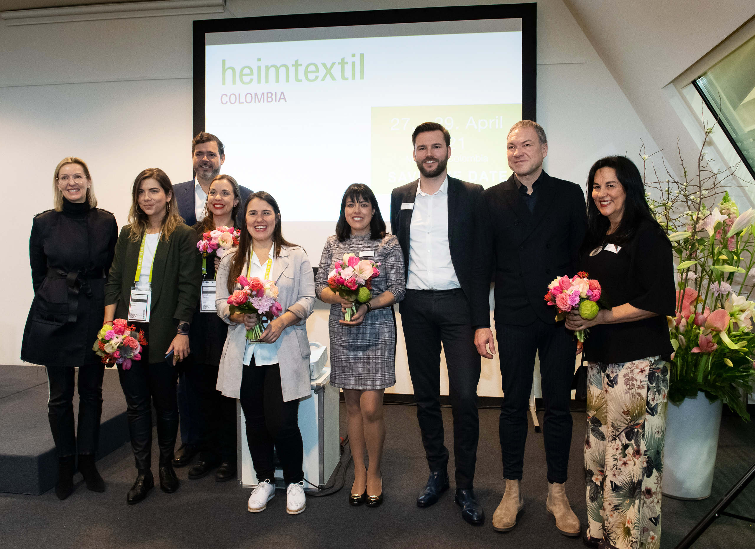 Heimtextil 2020, press conference and signing Heimtextil Colombia