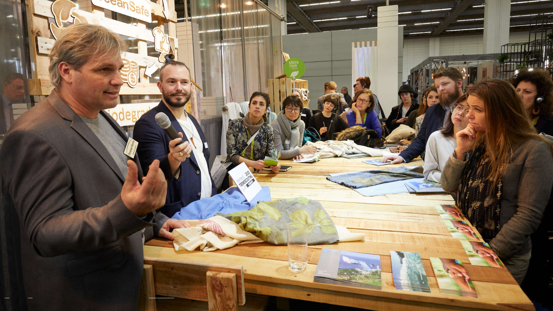 Green Tours with Max Gilgenmann during the last Heimtextil