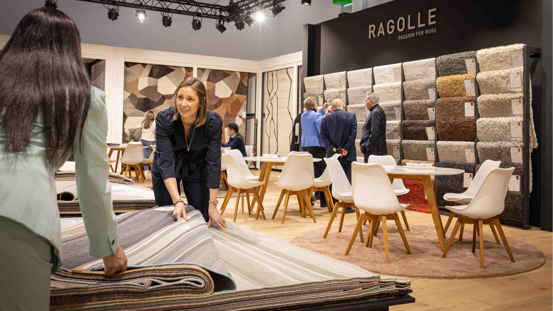 Carpet exhibition at heimtextil