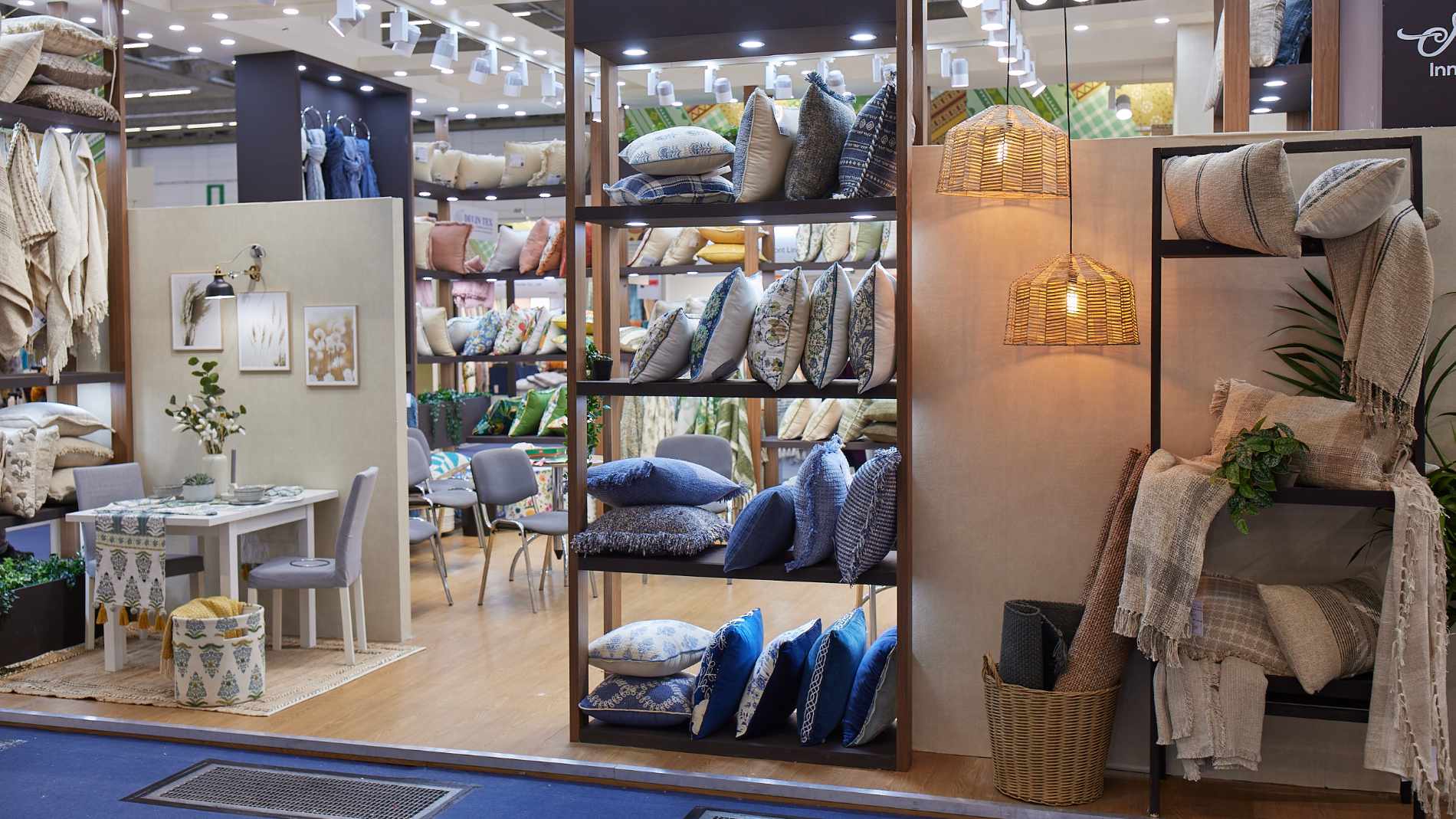 Cushions at a stand