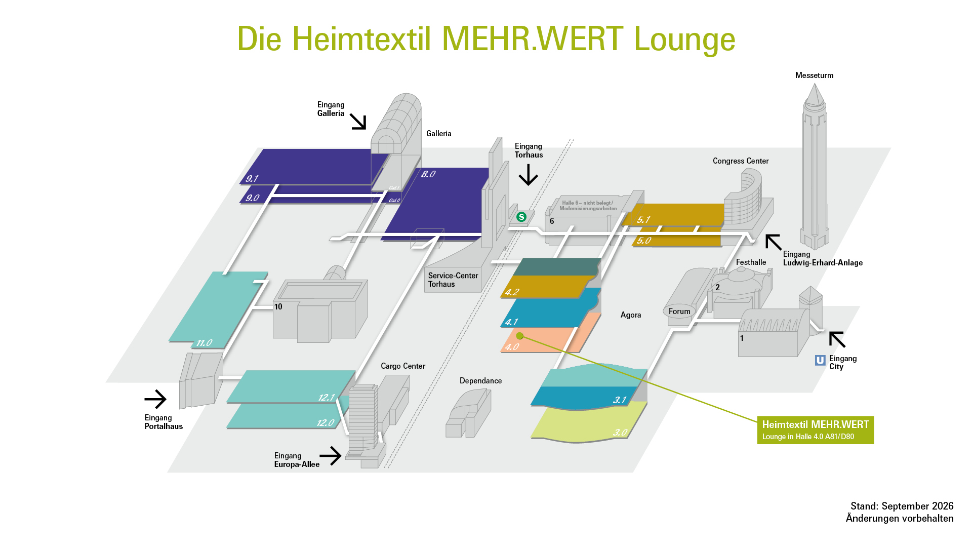 Geländeplan MEHR.WERT Lounge Heimtextil
